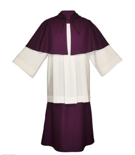 Strój ministrancki dwuczęściowy fioletowy e-religijne.pl