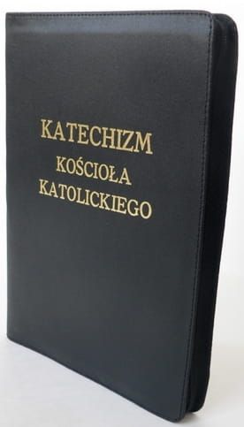 Katechizm Kościoła Katolickiego mały format w skórzanym futerale (kolor czarny) e-religijne.pl