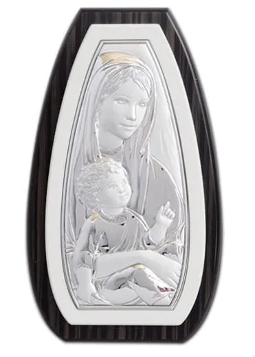 Obrazek srebrny Maryja z Dzieciątkiem - 1103