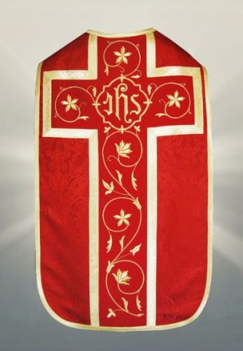 Ornat skrzypcowy czerwony K-71 e-religijne.pl