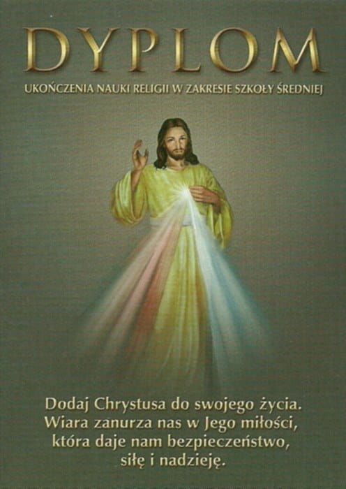 Dyplom ukończenia nauki religii w szkole średniej (4)