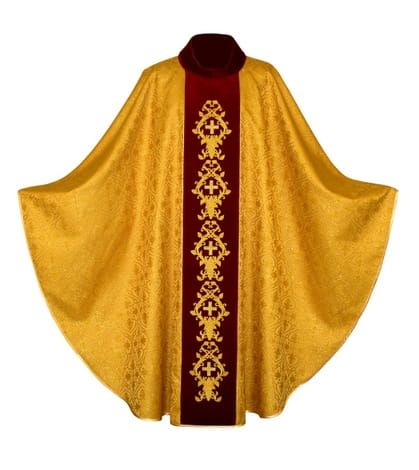 Ornat złoty z haftem 1-245-8 e-religijne.pl