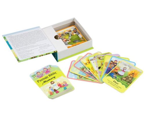 wydawnictwo JEDNOŚĆ DLA DZIECI: Poznaję Biblię. Gra religijna memory dla dzieci - RELIGIJNA KSIĘGARNIA WYSYŁKOWA - Najlepsze chrześcijańskie pozycje książkowe dla dzieci, GRY, KUBECZKI ...