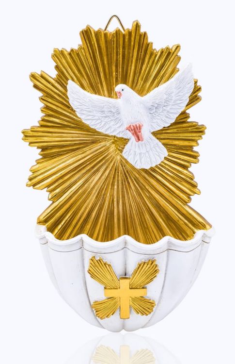 Kropielnice domowe -  Kropielnica domowa Duch Święty - JS93688A sklep religijny dewocjonalia
