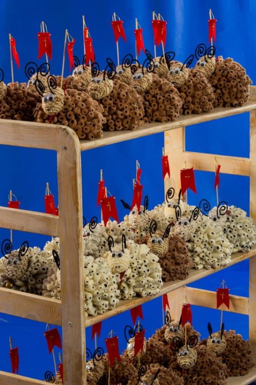 Baranek Wielkanocny wełniany rękodzieło 01 sklep dewocjonalia księgarnia chrześcijańska