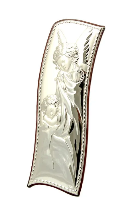 Obrazek srebrny pamiątka Anioł Stróż KA129 e-religijne.pl