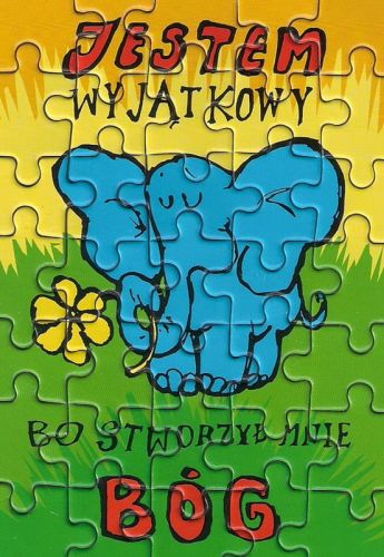 Puzzle religijne dla dzieci - "Jestem wyjątkowy" e-religijne.pl