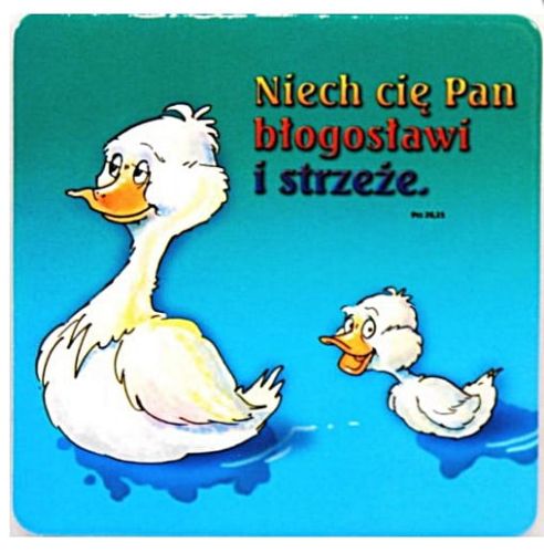 Podstawka korkowa z hasłem biblijnym Niech cię Pan błogosławi i strzeże... e-religijne.pl