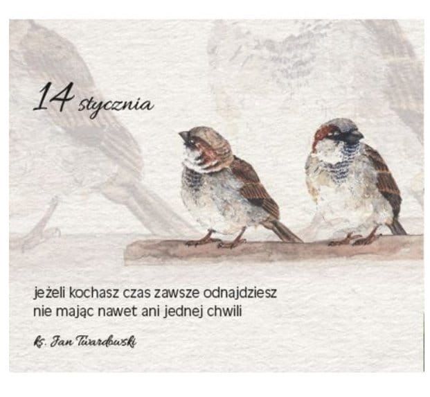 Miłość budzi nadzieję każdego dnia - ks. Jan Twardowski - książka na biurko Edycja Świętego Pawła