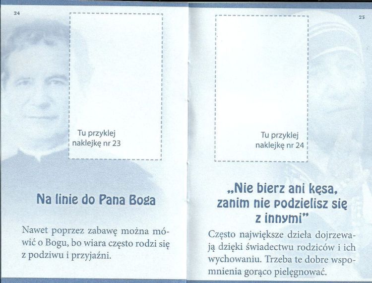 Sprawdziany kontrolki dla dzieci na nabożeństwa różańcowe - Cudowne historie Rafael Dom Wydawniczy księgarnia e-religijne.pl