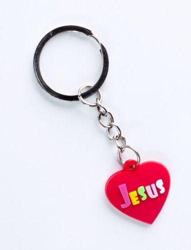 Breloczek religijny - Serce - Jezus 1532-126A e-religijne.pl