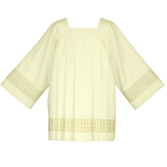 Komża kapłańska ecru ze wstawką 5-136-1 e-religijne.pl