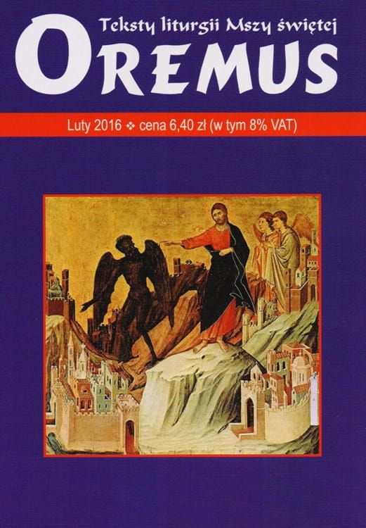  Oremus na LUTY 2016 - teksty liturgii Mszy Świętej sklep księgarnia katolicka e-religijne.pl