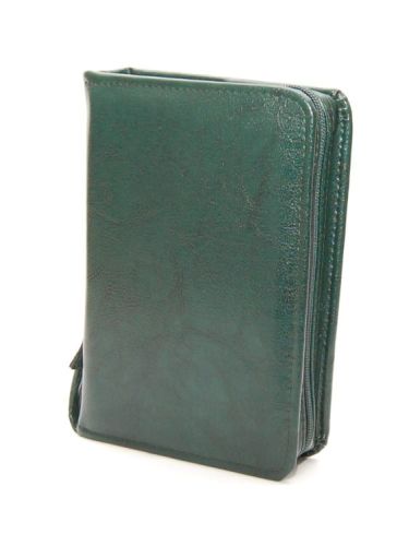 Okładka na brewiarz - skóra ekologiczna zielona e-religijne.pl