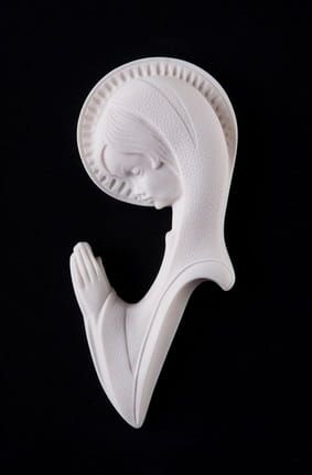 Matka Boża - rzeźba alabastrowa wys. 24 cm /803/ e-religijne.pl