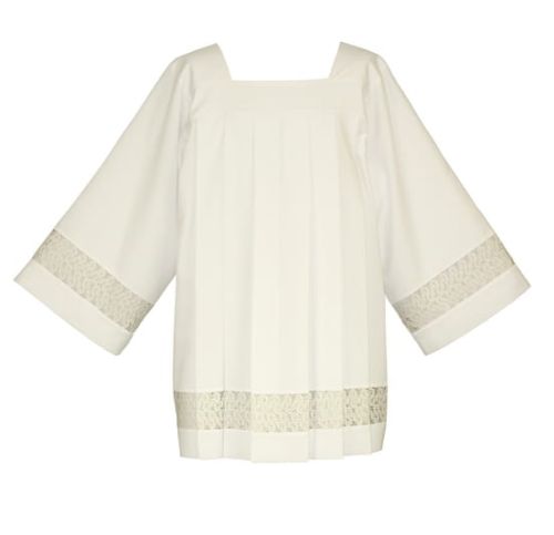 Komża kapłańska biała ze wstawką 5-134-0 e-religijne.pl