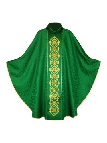 Ornat zielony z haftem 1-233-3 e-religijne.pl