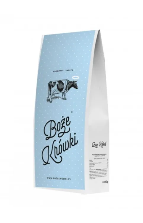 Boże Krówki w kartoniku - cukierki ze słowami świętych 440g sklep chrześcijański e-religijne.pl