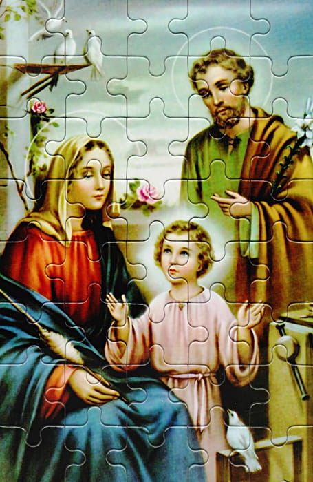 Religijne puzzle dla dzieci - Święta Rodzina sklep e-religijne.pl księgarnia sklep