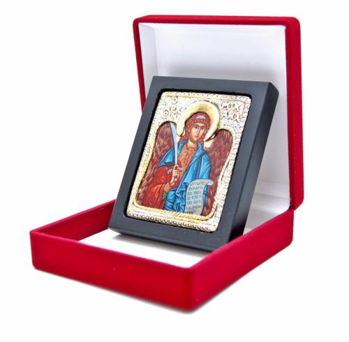 Ikona Archanioł Michał posrebrzana EM0 e-religijne.pl