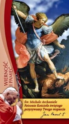 Obrazek ze św. Michałem Archaniołem i modlitwą - egzorcyzmem prywatnym (100 szt.) e-religijne.pl