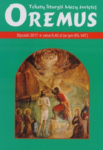 Księgarnia chrześcijańska e-religijne.pl Oremus na styczeń - czasopismo z czytaniami na każdy dzień, modlitwą wiernych