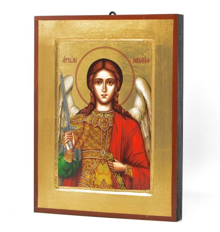 Ikona grecka ŚWIĘTY MICHAŁ ARCHANIOŁ 18 x 24 sklep z ikonami