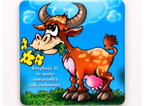 Podstawka korkowa z religijnym hasłem Dziękuję Ci że mnie stworzyłeś tak cudownie e-religijne.pl