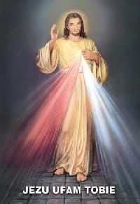 Pocztówka reprodukcja obrazu Jezus Miłosierny e-religijne.pl