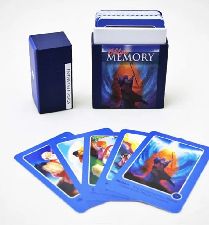 Szaron Wydawnictwo - Biblije memory w pudełku - Stary Testament  gry planszowe chrześcijańskie