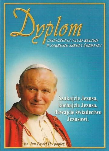Dyplom ukończenia nauki religii w szkole średniej (3) e-religijne.pl