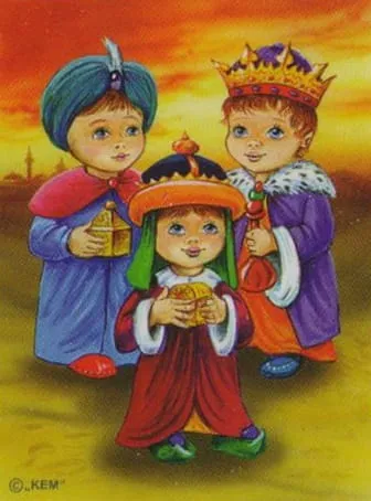 Obrazki kolędowe dla dzieci mały format 4,5 x 6,5 - 300 sztuk sklep artykuły liturgiczne pomoce duszpasterskie