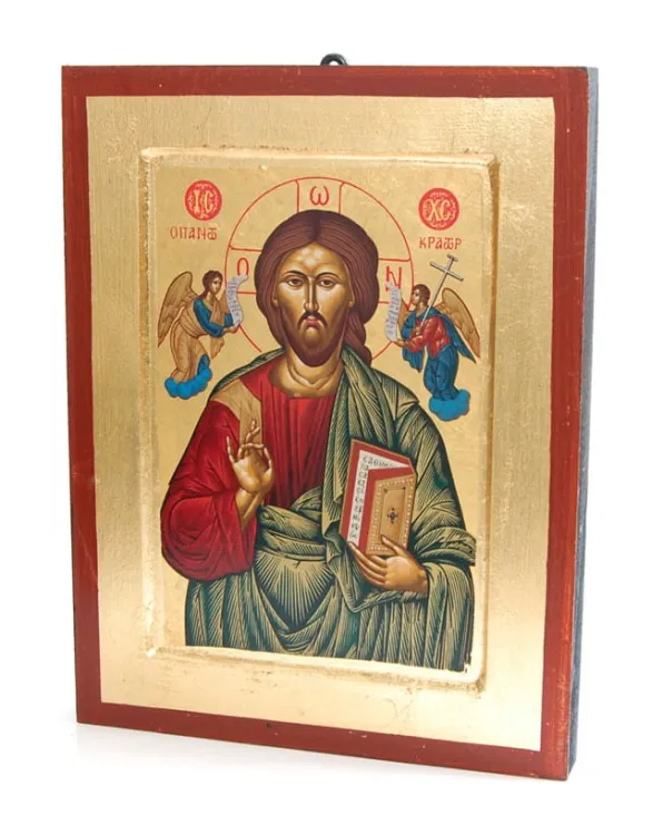 Ikona bizantyjska Chrystus Pantokrator 18 x 24 e-religijne.pl