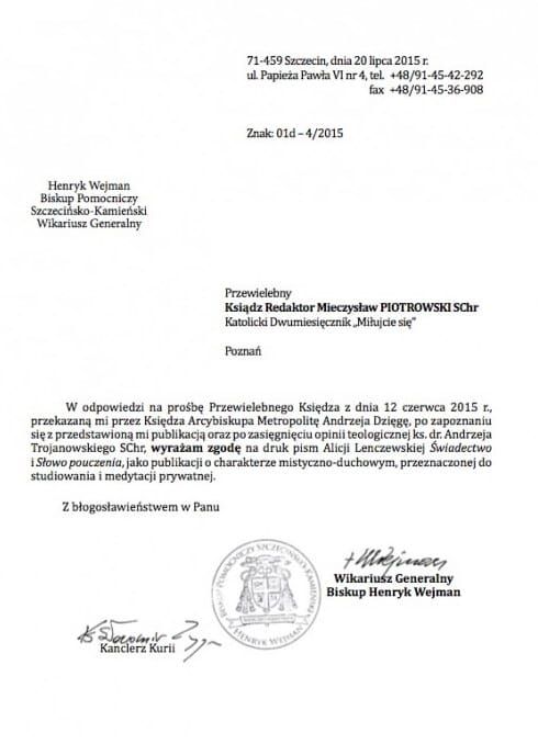 IMPRIMATUR AGAPE MIŁUJCIE SIĘ - WYDAWNICTWO: Książka Świadectwo. Dziennik duchowy - Alicja Lenczewska  KSIĘGARNIA RELIGIJNA - największy wybór duchowych, wartościowych książek. IKONY, ŚWIECE, OBRAZY