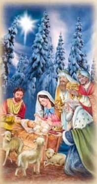 Obrazki kolędowe (opakowanie 100 sztuk) 05/11 e-religijne.pl