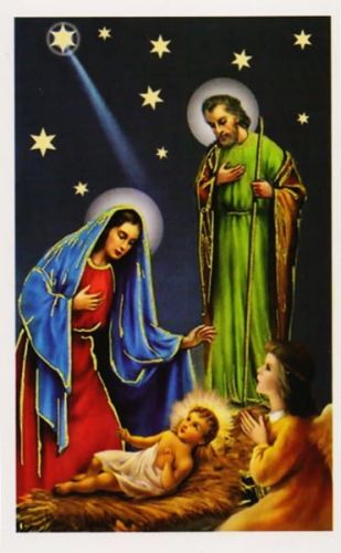 Obrazek pamiątka wizyty duszpasterskiej - wzór 10 (100 szt.) sklep e-religijne.pl pomoce duszpasterskie 