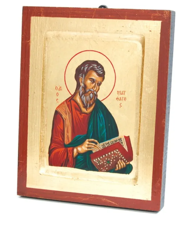Ikona bizantyjska św. Mateusz 14 x 18 cm e-religijne.pl