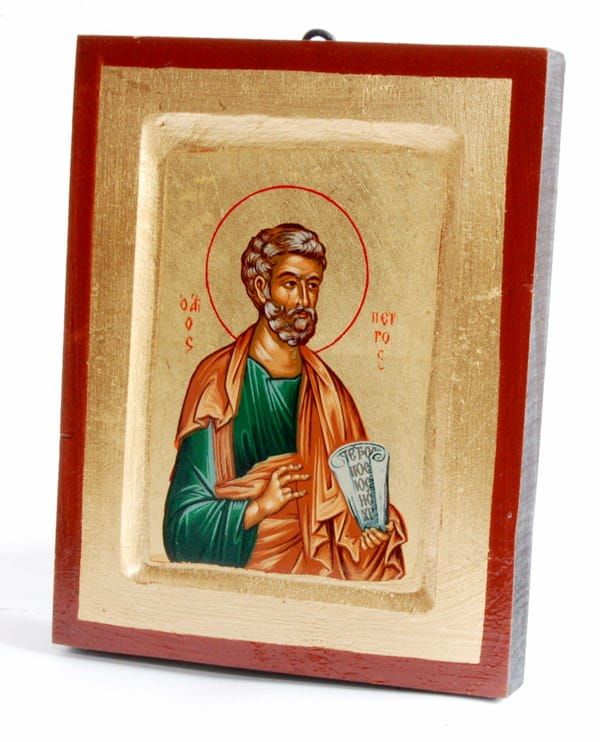Ikona bizantyjska św. Piotr 14 cm x 18 cm e-religijne.pl