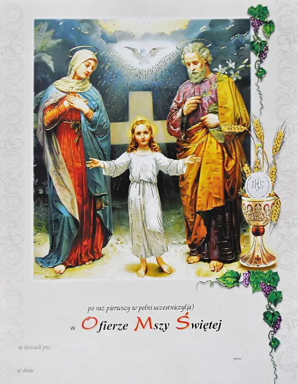 Obrazki Pamiątka I Komunii Świętej SSK010