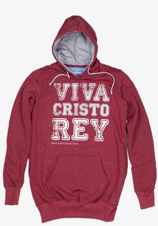 Bluza religijna damska VIVA CRISTO REY SŁOWO MA MOC sklep chrześcijański e-religijne.pl