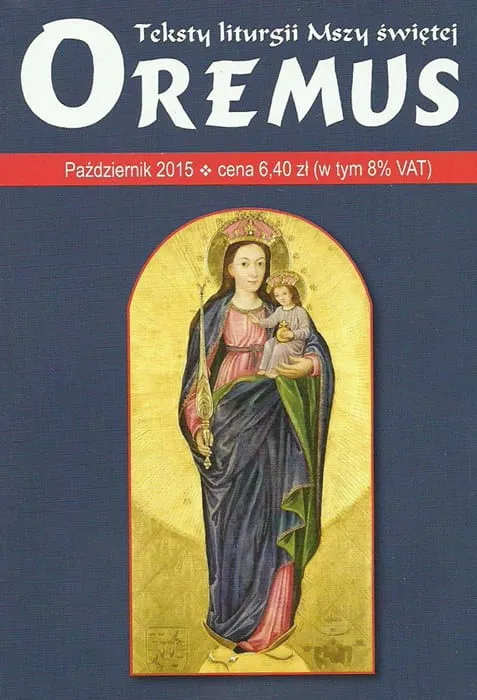 Oremus na PAŹDZIERNIK 2015 księgarnia sklep e-religijne.pl