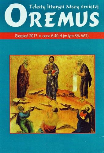 Oremus na SIERPIEŃ 2017 - teksty liturgii Mszy Świętej e-religijne.pl katolicki sklep internetowy.