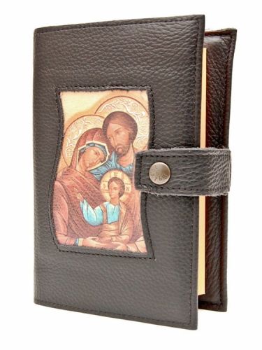 Okładka na Pismo św. z ikoną ze skóry - format oazowy - 3 e-religijne.pl