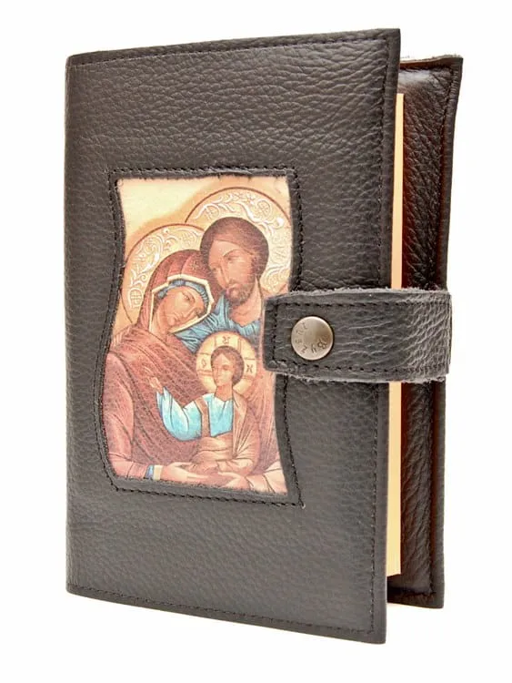 Okładka na Pismo św. z ikoną ze skóry - format oazowy - 3 e-religijne.pl