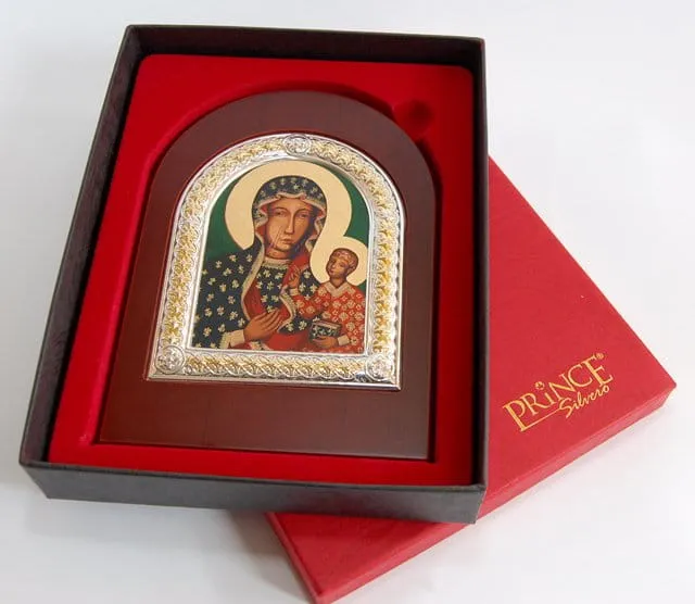 Ikona Matka Boża Częstochowska w ramce e-religijne.pl