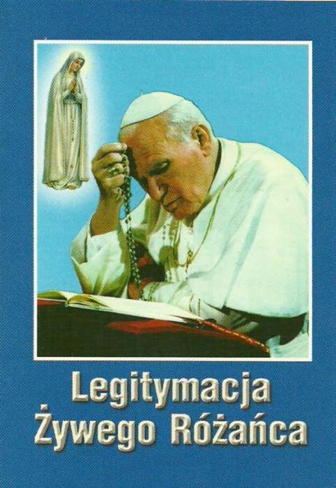Legitymacja członka koła Żywego Różańca - książeczka e-religijne.pl