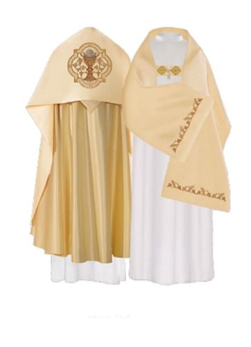 Welon liturgiczny z motywem eucharystycznym KWL/013/05/20 szaty liturgiczne sklep religijny