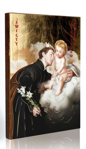 Ikona Święty Stanisław Kostka 12 x 16 sklep z ikonami - największy wybór ikon