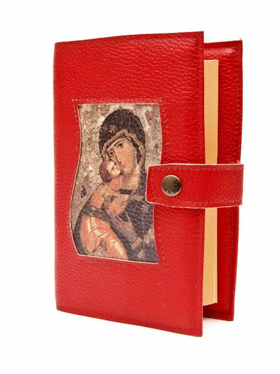Okładka na Pismo św. z ikoną ze skóry - format oazowy - 5 e-religijne.pl