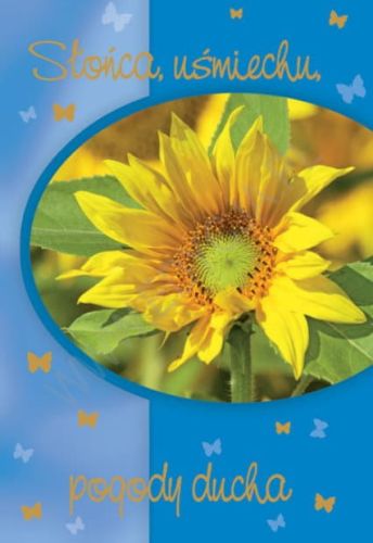 Słońca, uśmiechu, pogody ducha - karnet upominkowy z kopertą e-religijne.pl